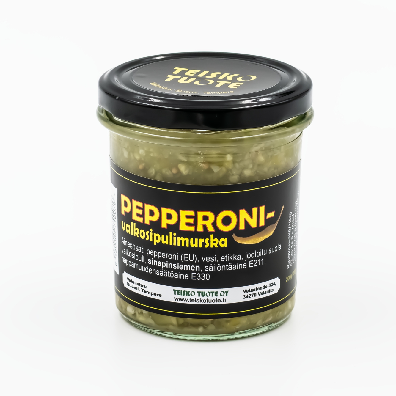 Pepperoni - valkosipuli murska